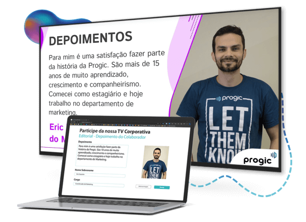 Depoimentos na TV Corporativa