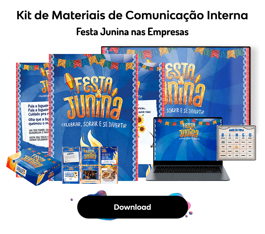 Kit de Materiais - Festa Junina nas Empresas
