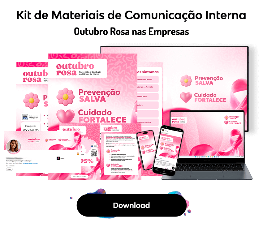 Kit de Materiais Outubro Rosa