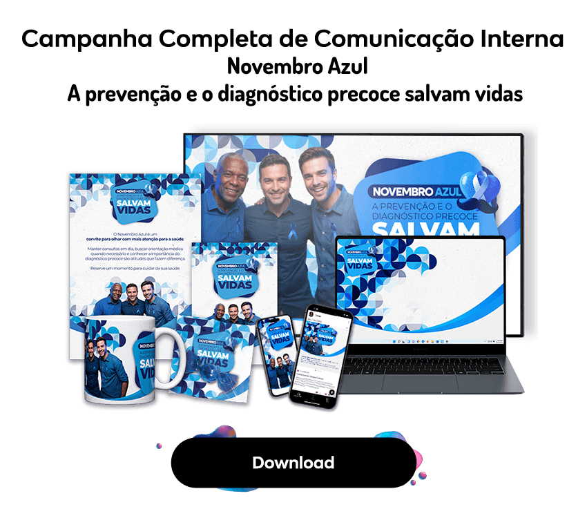 Kit de Materiais - Novembro Azul nas Empresas