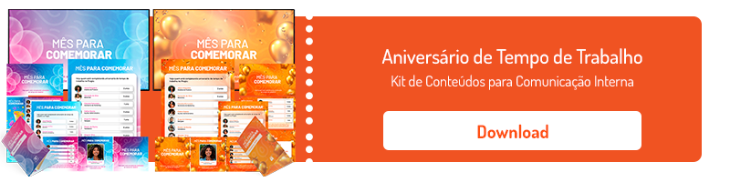 Kit Aniversário de Tempo de Trabalho