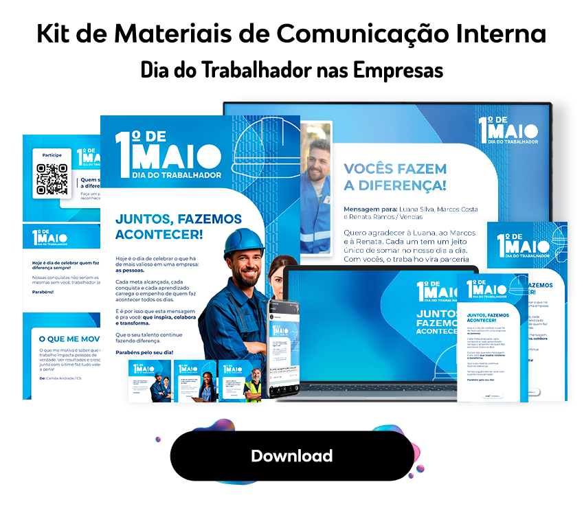 Dia do Trabalho nas Empresas - Kit de Materiais