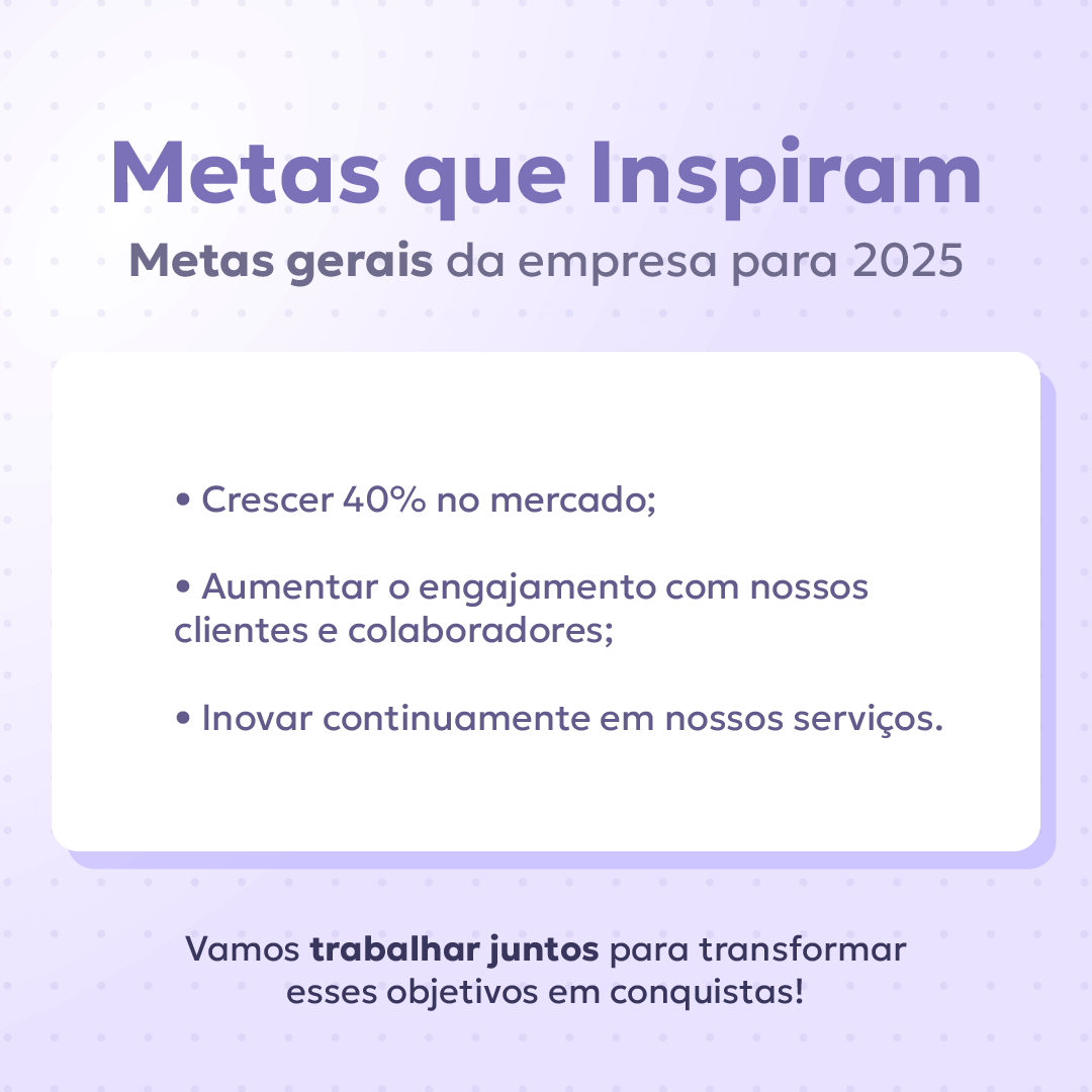 Metas da Empresa - Endomarketing