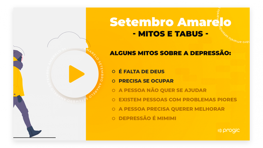 setembro amarelo nas empresas - template para tv corporativa mito e tabus