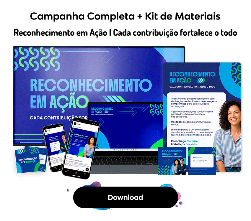 Kit de Materiais - Reconhecimento no Trabalho