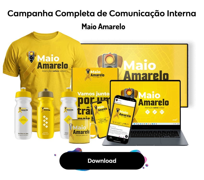 Maio Amarelo - Kit de Materiais