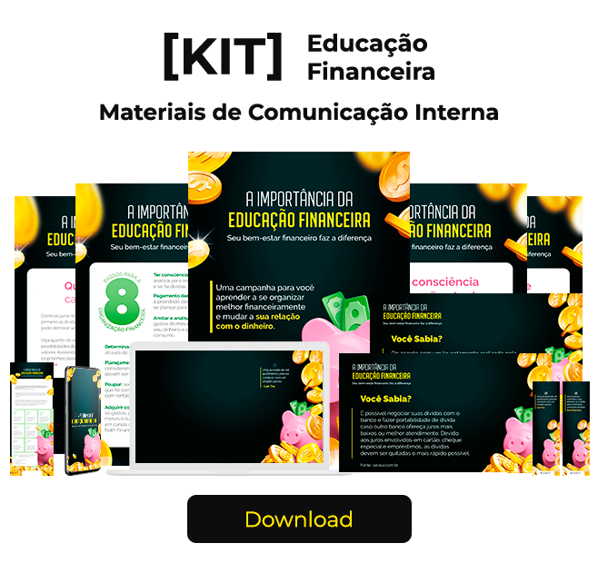 Kit de Endomarketing Educação Financeira nas Empresas