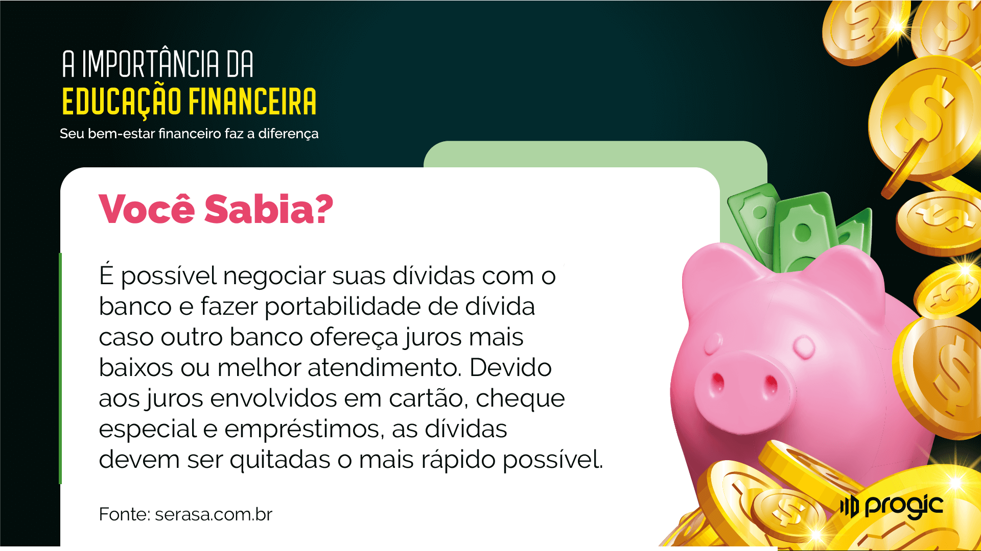 Template de TV Corporativa para promover Educação Financeira nas empresas