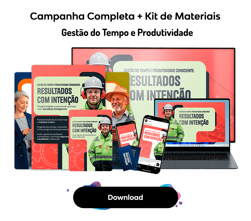 Campanha Gestão do Tempo e Produtividade Consciente