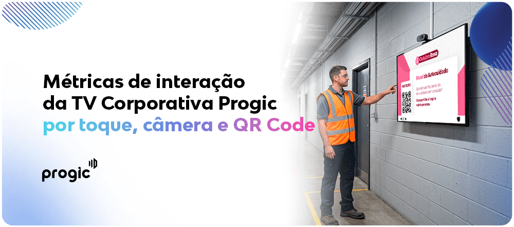 métricas da TV Corporativa Progic 