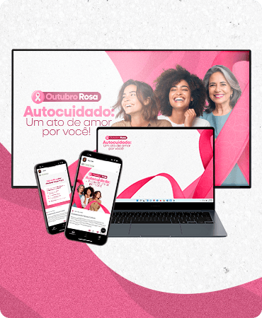 Outubro Rosa - Kit de Materiais